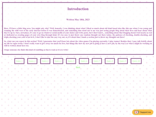 blog screenshot