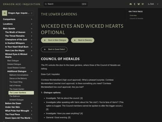 inquisition/transcripts/main-quests/wewh/additional/the-lower-gardens screenshot