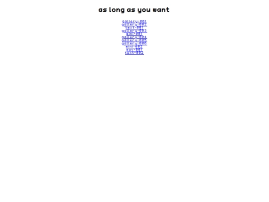 as long as you want/stories screenshot