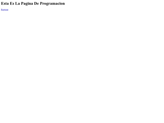 Programacion screenshot