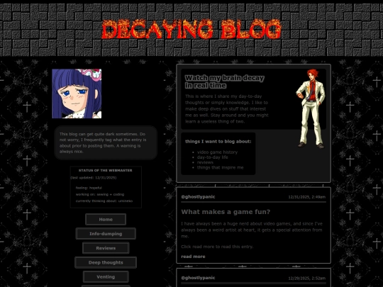 blog/main screenshot