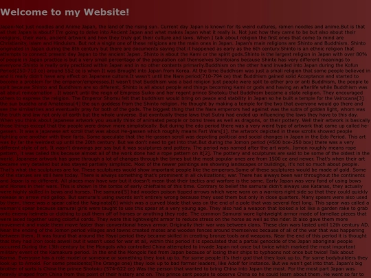 History screenshot
