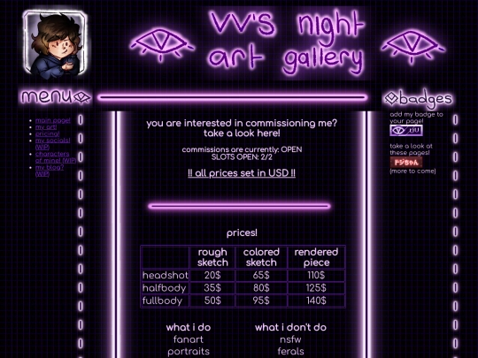 prices screenshot