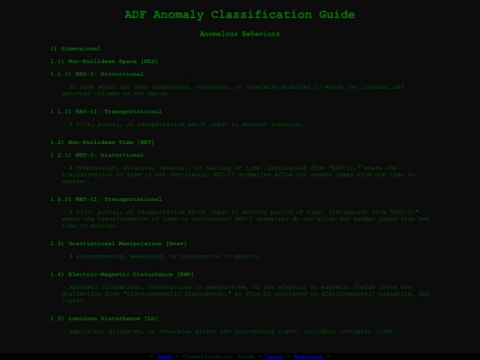 classification screenshot