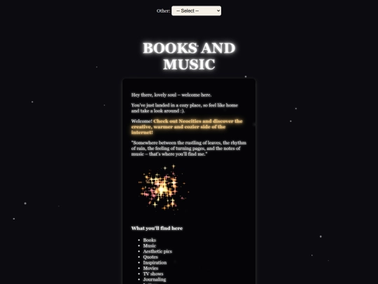booksandmusic screenshot