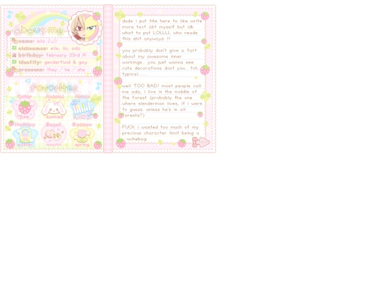 aboutme screenshot