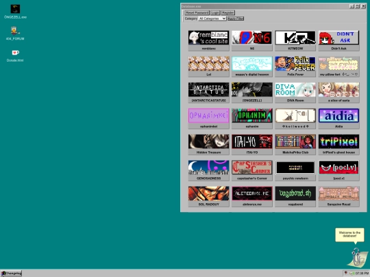 database screenshot