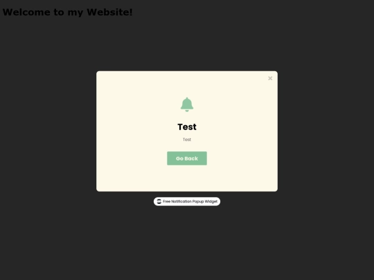 testingpage screenshot