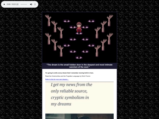 dreamjournal screenshot