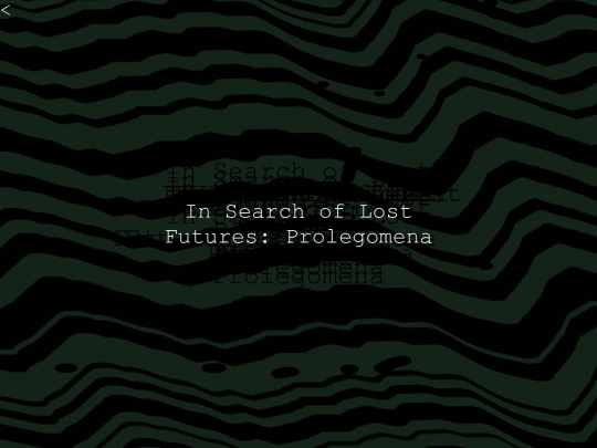 InSearchOfLostFuturesProlegomena screenshot