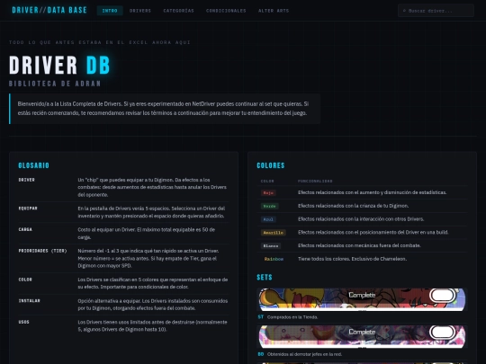 Driver Data Base screenshot