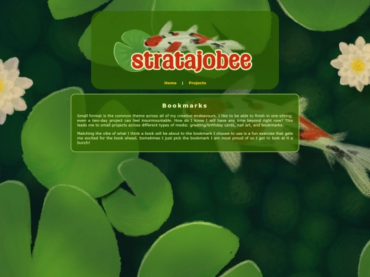 projects/bookmarks screenshot