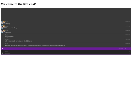 chat screenshot