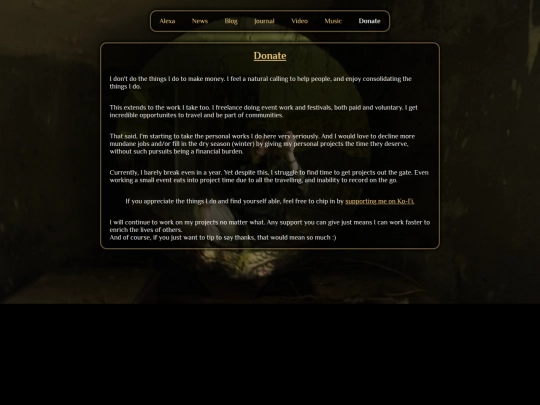 donate screenshot