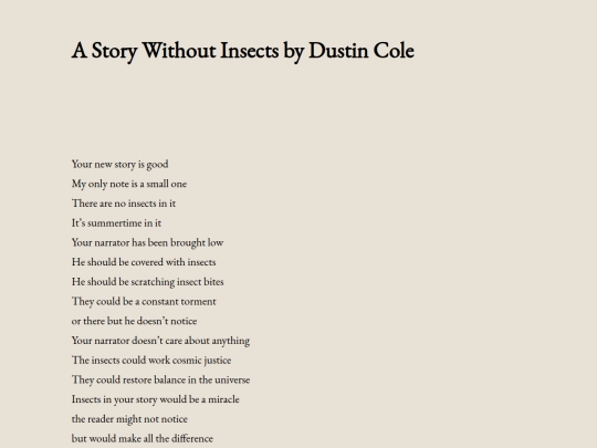 a-story-without-insects-by-dustin-cole screenshot