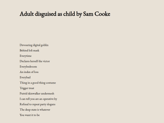 adult-disguised-as-child-by-sam-cooke screenshot