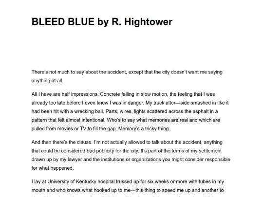 bleed-blue-by-r-hightower screenshot