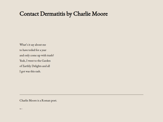 contact-dermatitis-by-charlie-moore screenshot