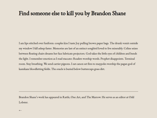 find-someone-else-to-kill-you-by-brandon-shane screenshot