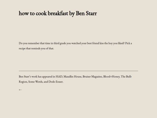 how-to-cook-breakfast-by-ben-starr screenshot