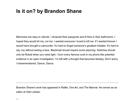 is-it-on-by-brandon-shane screenshot