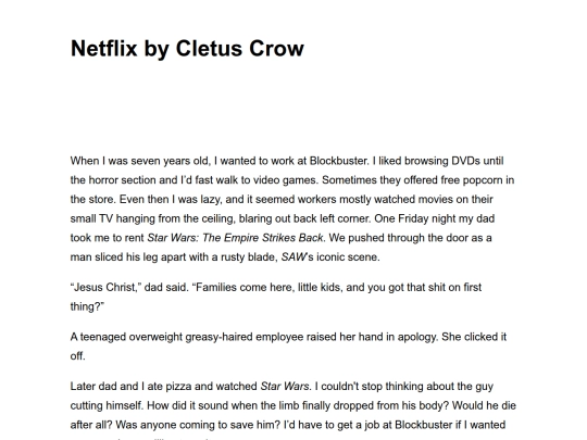 netflix-by-cletus-crow screenshot