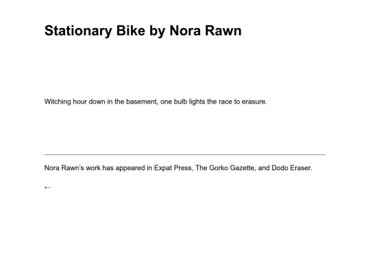 stationairy-bike-by-nora-rawn screenshot