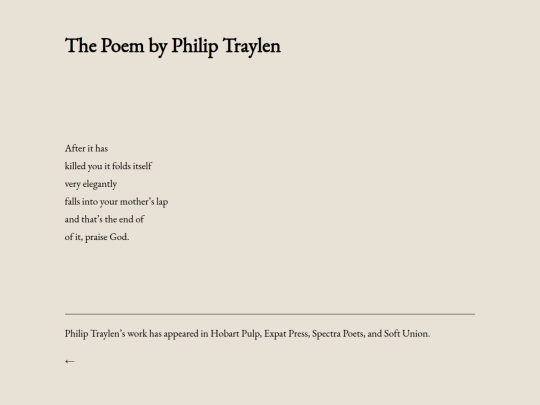 the-poem-by-philip-traylen screenshot