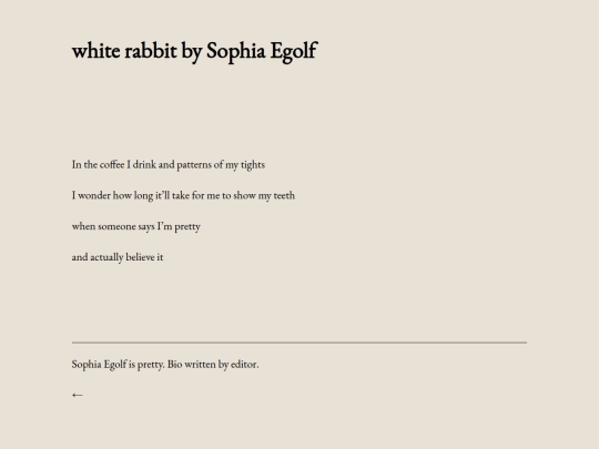 white-rabbit-by-sophia-egolf screenshot