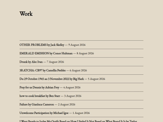 work screenshot