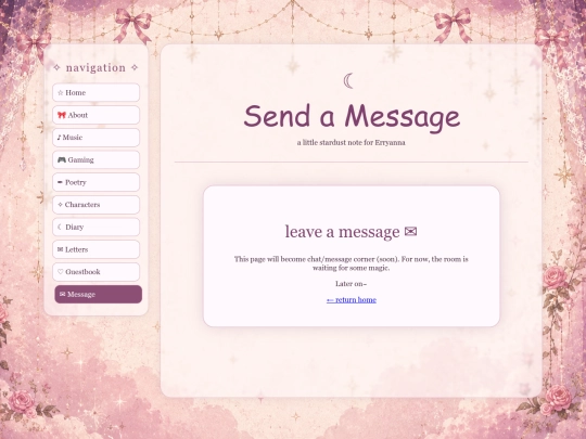 message screenshot