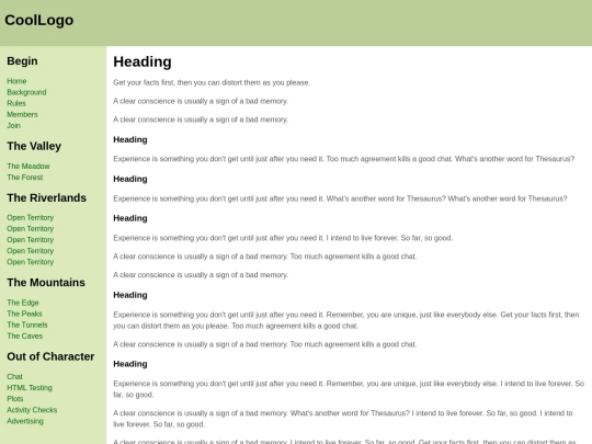 index screenshot