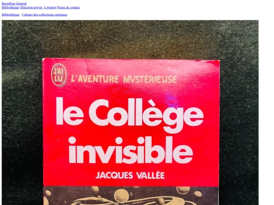 livres/jacques-vallee-le-college-invisible screenshot