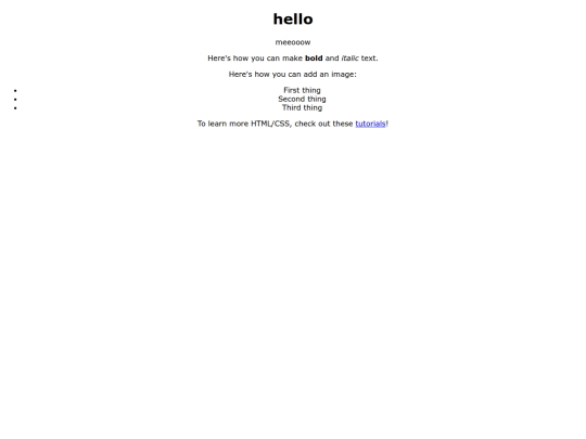 index screenshot