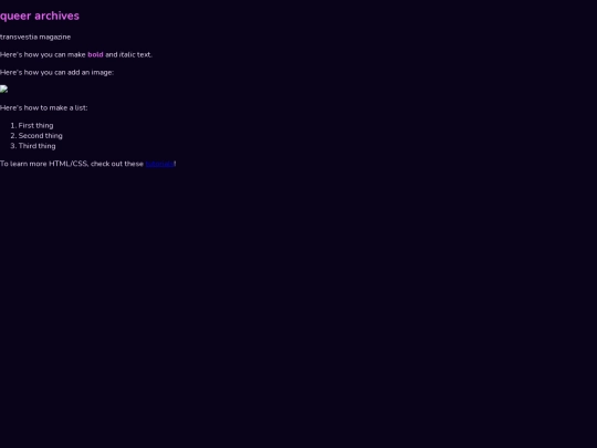 queerarchives screenshot