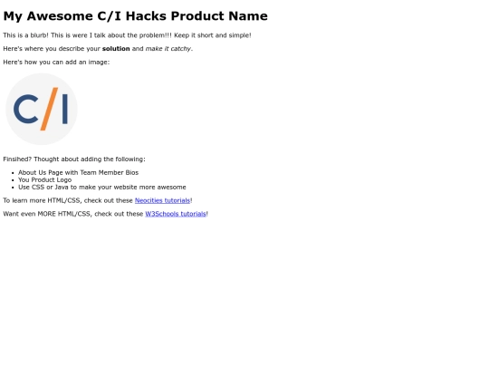 index screenshot