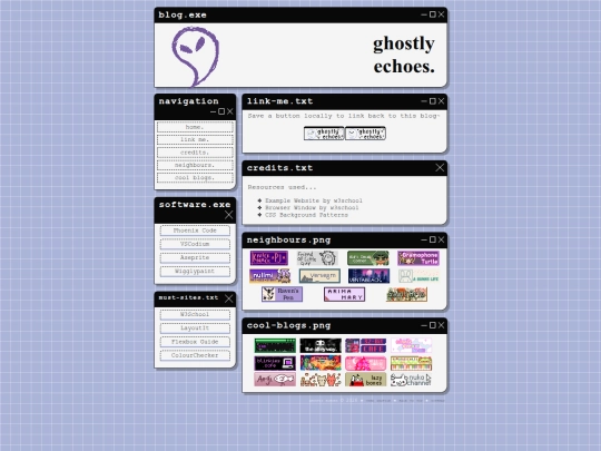 links screenshot