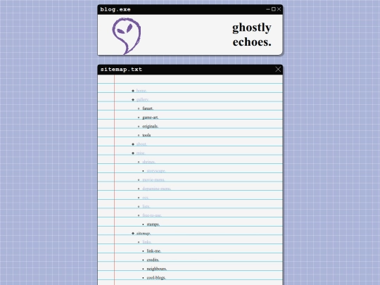 sitemap screenshot