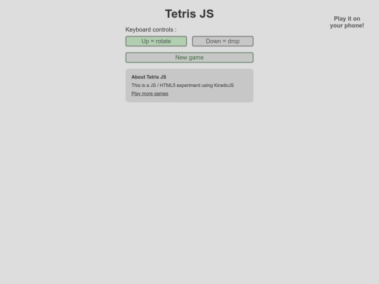 tetris screenshot
