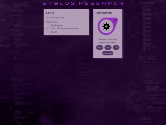 links screenshot