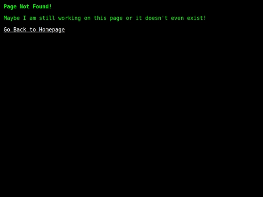 not_found screenshot