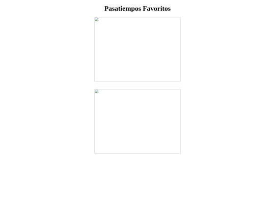 portafolio/pasatiempos screenshot