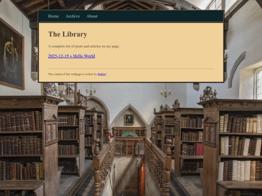 archive screenshot