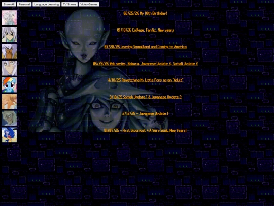blog screenshot