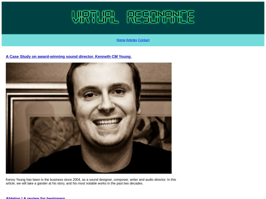 articles screenshot