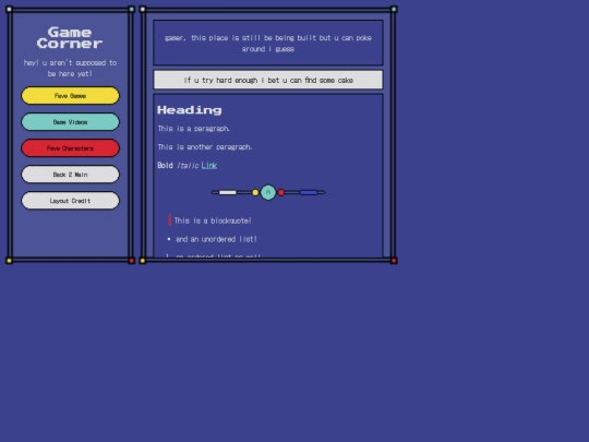 game corner/gamecorner screenshot