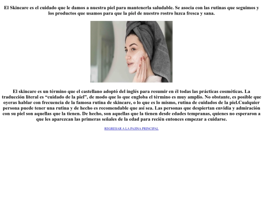 Skincare screenshot
