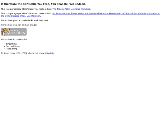 TrulyFreeBirth screenshot