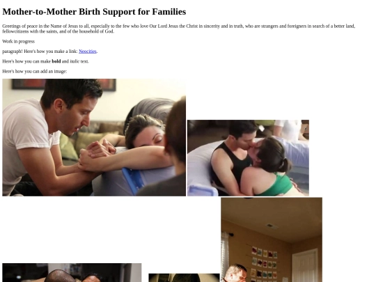 christianhomebirth screenshot