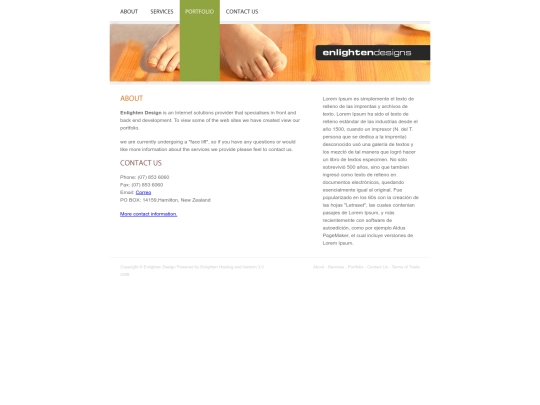 Practica/portfolio screenshot